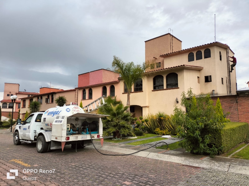 Suministro de Gas LP a domicilio 24/7 para tanque estacionario en Metepec